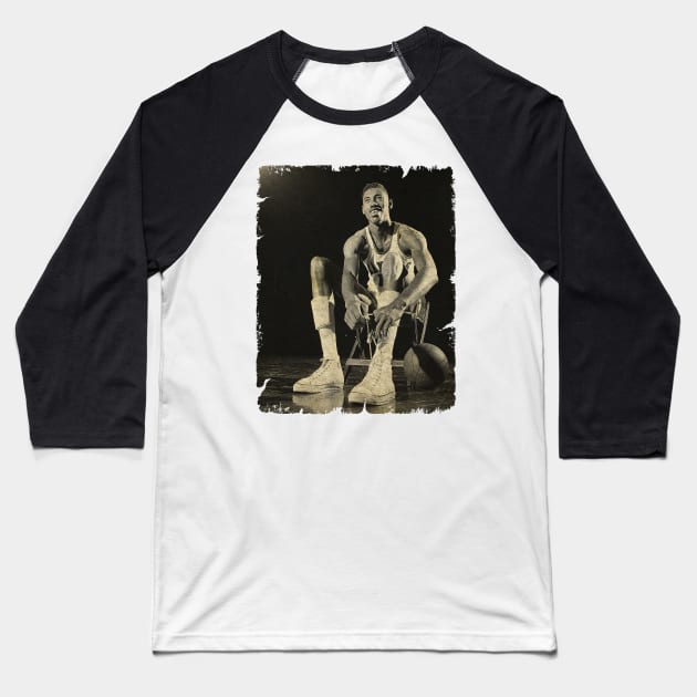 Wilt Chamberlain - Kansas Jayhawks '1955' Baseball T-Shirt by Wendyshopart